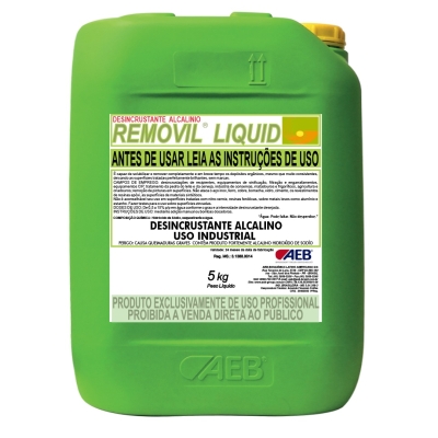 Removil Liquid 5kg - Desincrustante Alcalino