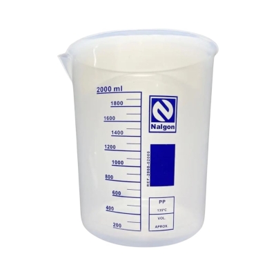 Copo Becker Graduado de Plástico 2000ml - Roni Alzi