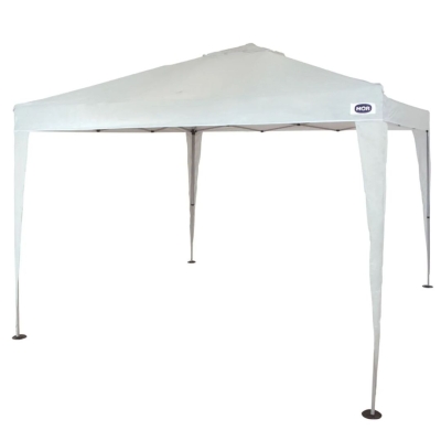 Gazebo X-Flex Mor 3x3m Oxford com Silver Coating FPS 100 Dobrável - Branco