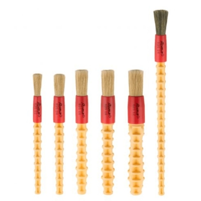 Kit 6 Pincéis para Detalhamento Automotivo Roma