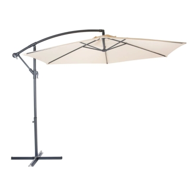 Ombrelone Bora Bora Bege 3,0m Mor – Elegância e Alta Proteção para Áreas Externas