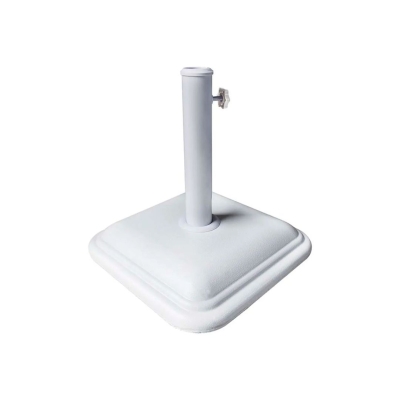 Base para Guarda-Sol Mor Quadrada em Concreto 12kg - Compatível com Hastes de 33, 37 e 40 mm