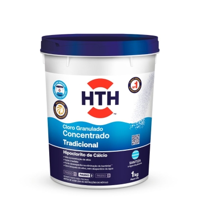 Cloro Granulado Tradicional 1kg - HTH